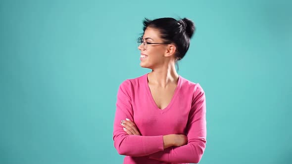 Romantic Beautiful Female Showing Her Healthy Hair