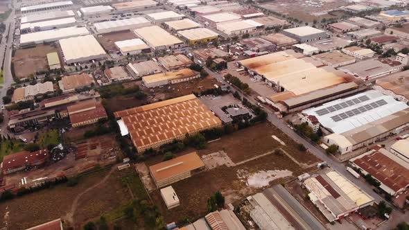 Industrial Factory Aerial