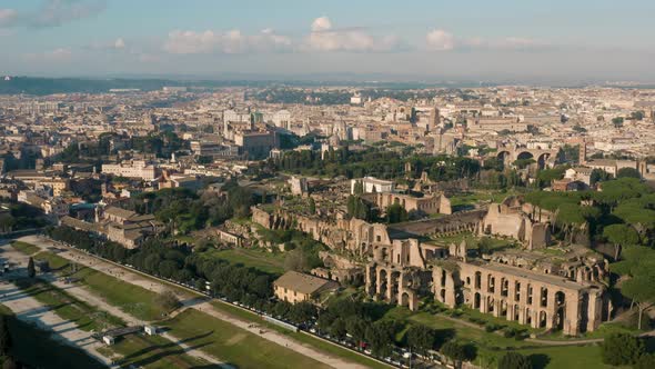 Aerial View of Rome