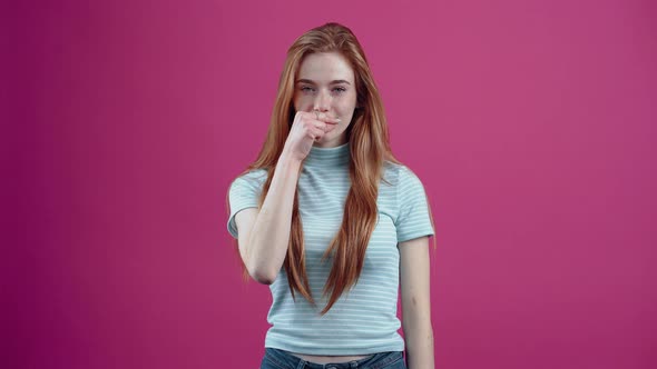 The Understanding Young Redhead Swears to Keep a Secret By Locking Her Mouth and Throwing the Key in