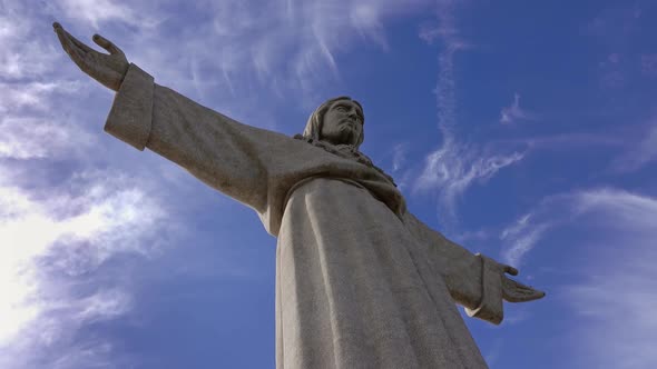 Christ the King Statue in Lisbon, Portugal