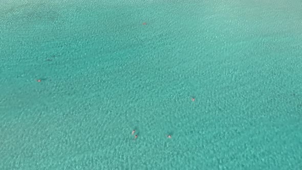 4k Aerial Drone Footage of Ayia Nappa's paradisiac nissi beach