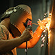 Worker Welding - VideoHive Item for Sale