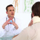 Doctor Speaking With His Patient In A Neck Brace - VideoHive Item for Sale