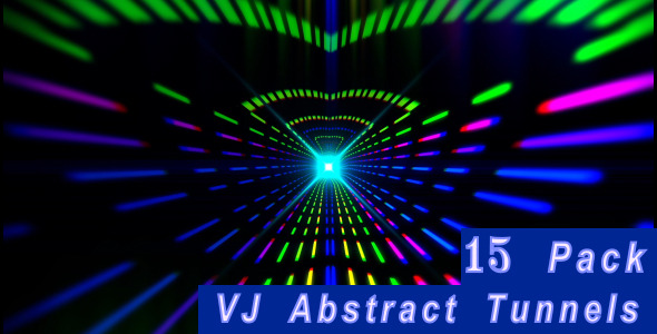 VJ Abstract Tunnels 15 Pack
