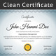 Clean Certificate - GraphicRiver Item for Sale