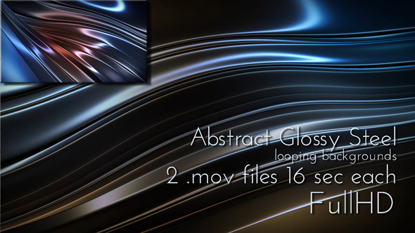 Abstract Glossy Steel Background