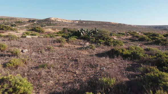 Aerial drone video from Malta,Mellieha and surroundings.