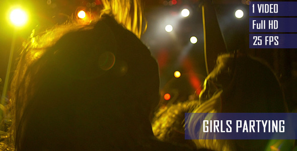 Partying Girls Silhouettes