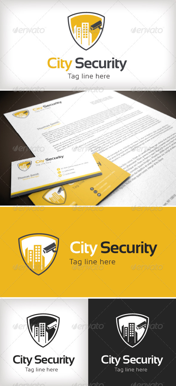 City Security Logo Template