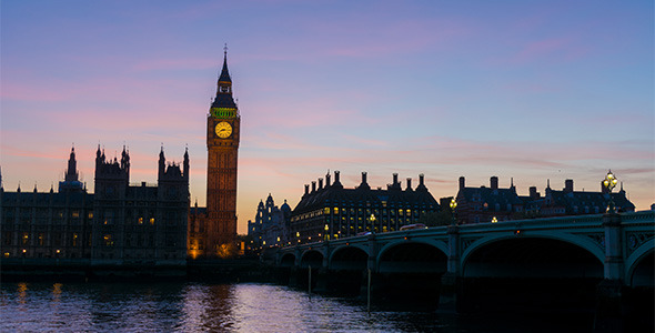  London, Big Ben and Parliament 