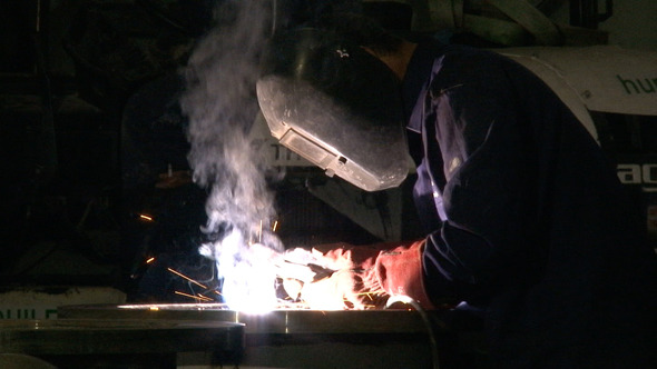 Work 11 Welder with Welding Electrode