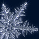 3D Icy SnowFlake Loop - VideoHive Item for Sale