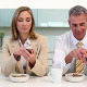Couple Having Breakfast And Texting Before Work - VideoHive Item for Sale