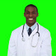Happy Young Doctor Showing Camera An Apple 4 - VideoHive Item for Sale