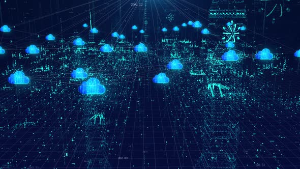 Holographic Smart City Cloud Service Cloud Data Transmission