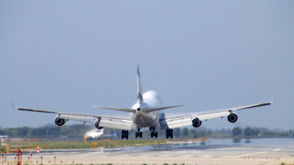 Commercial Jet Plane Landing