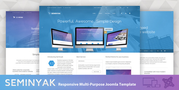 Seminyak - Responsive Multi-Purpose Joomla Theme