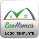 Eco Homes Logo Template - GraphicRiver Item for Sale