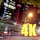Night Traffic in Downtown Toronto 4K - VideoHive Item for Sale