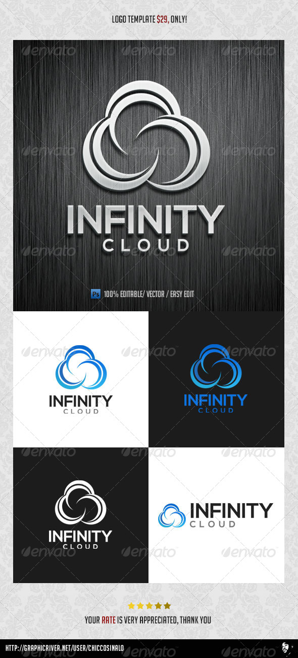 Infinity Cloud Logo Template