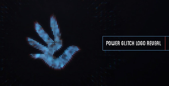 Power Glitch Logo Reveal