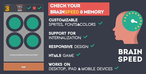 BrainSpeed - gra HTML5