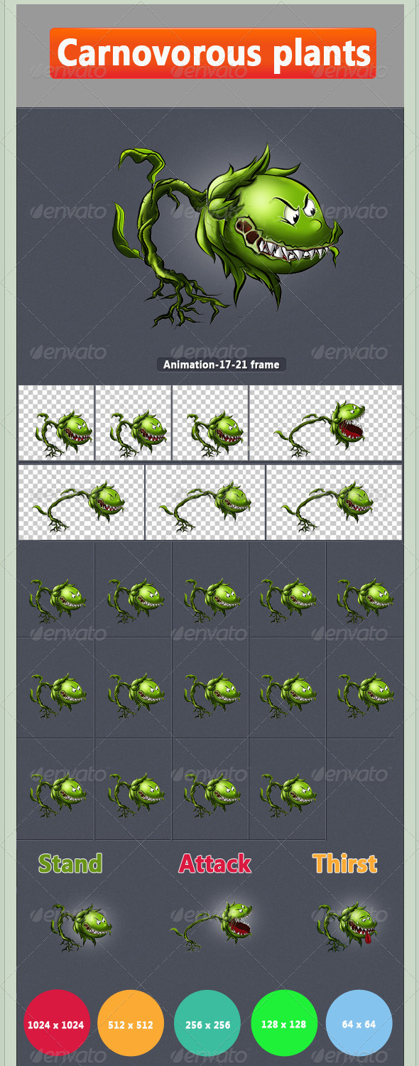 Grass 2D Game Assets from GraphicRiver