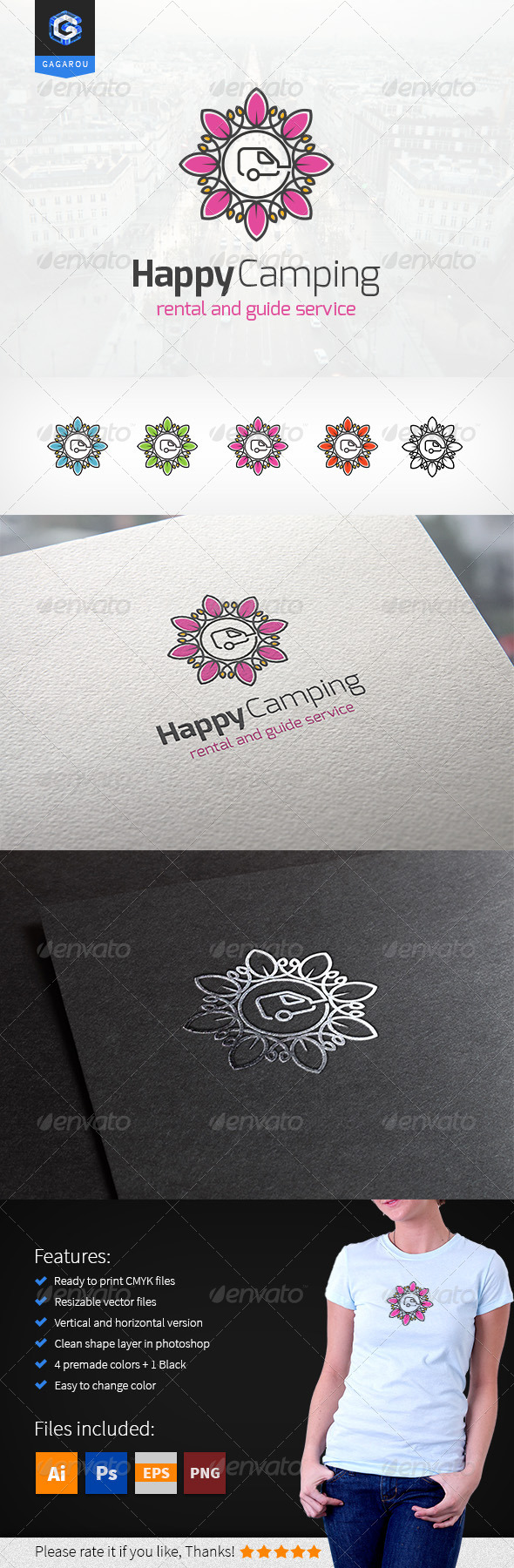 Happy Camping logo