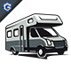 Caravan Camp logo - GraphicRiver Item for Sale