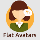 Set of Flat Avatars - GraphicRiver Item for Sale