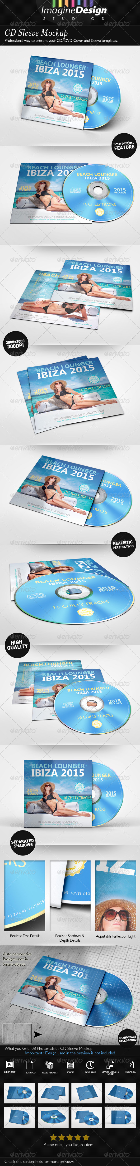 Download Cd Packaging Mockups From Graphicriver PSD Mockup Templates