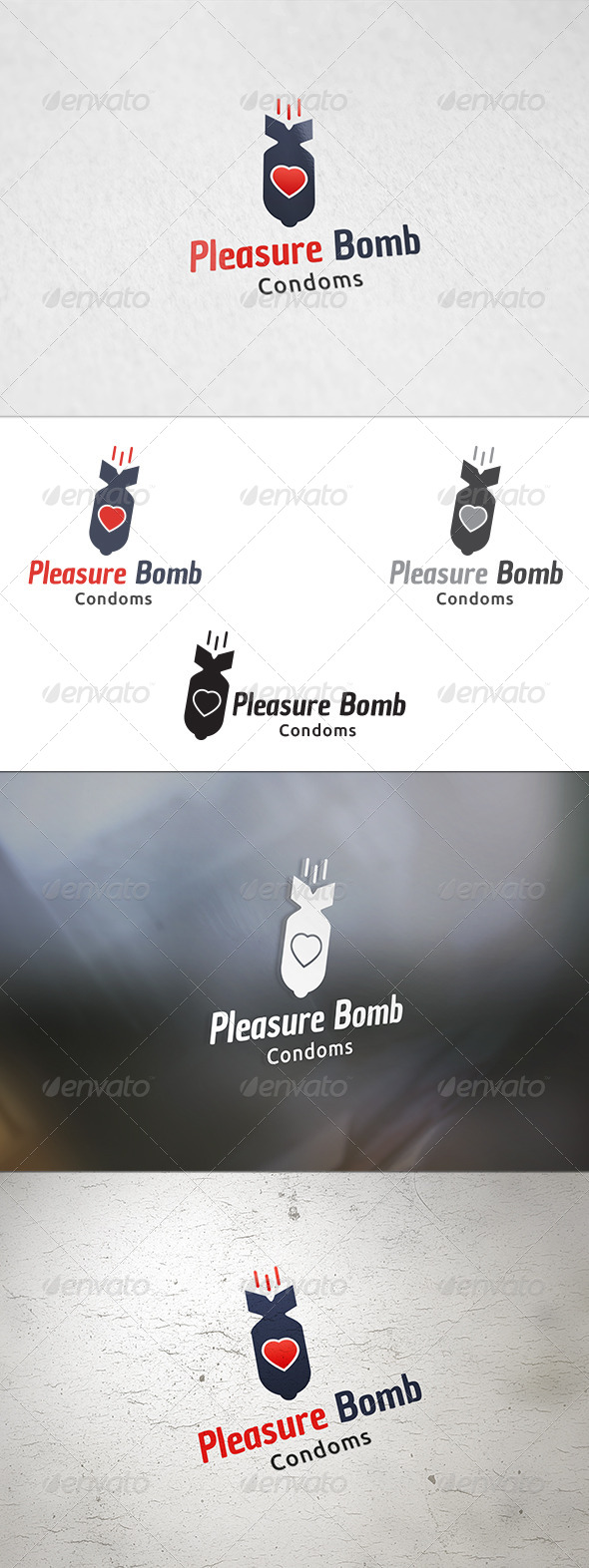 Pleasure Bomb - Logo Template