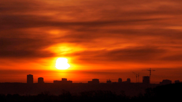 Sunrise Over Far Town