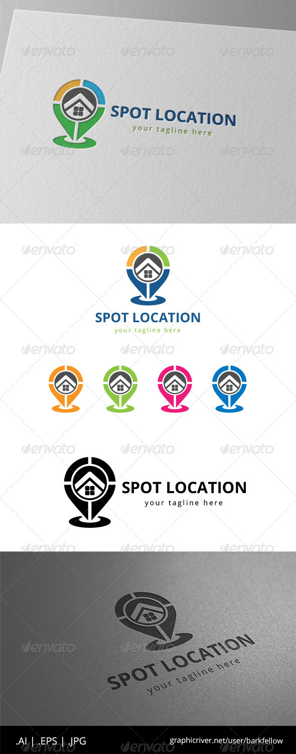 House Place Finder Location Logo