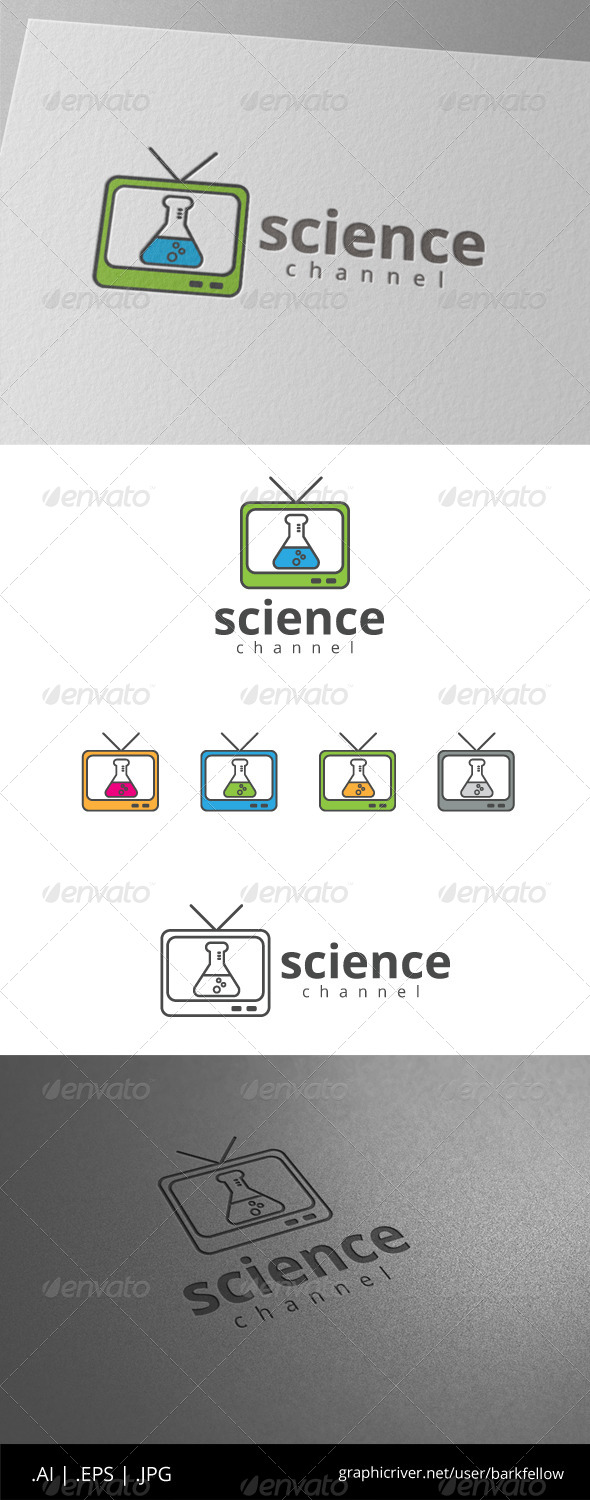 Science Video TV Channel Logo