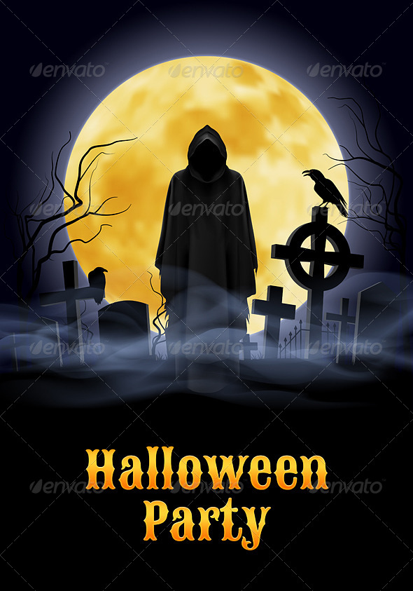 Halloween Party Illustration
