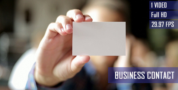 Freelancer Showing Blank Business Card