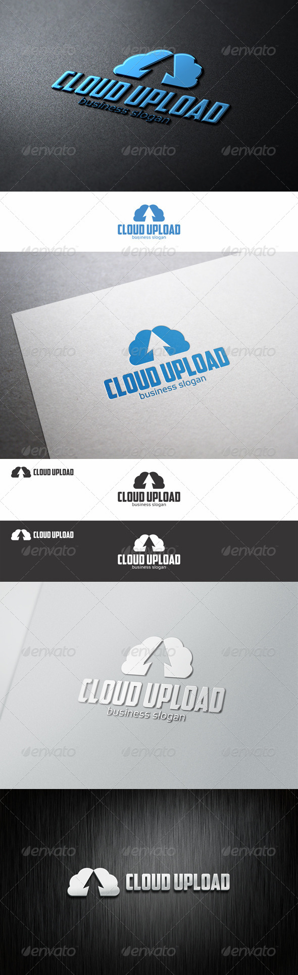 Cloud Up - Upload Hosting Logo