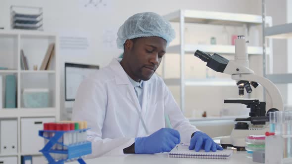 Portrait of Male African Virologist