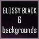 Glossy Black Backgrounds - GraphicRiver Item for Sale