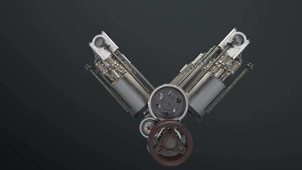 Engine Pistons V12