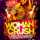 Women Crush Wednesdays Flyer Template  - GraphicRiver Item for Sale