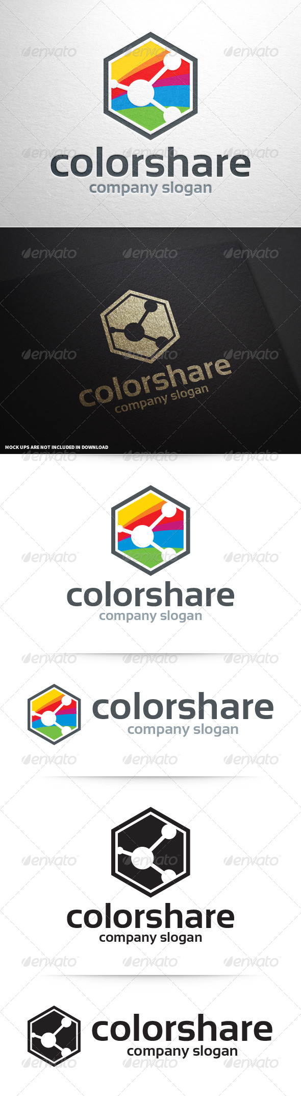 Color Share Logo Template