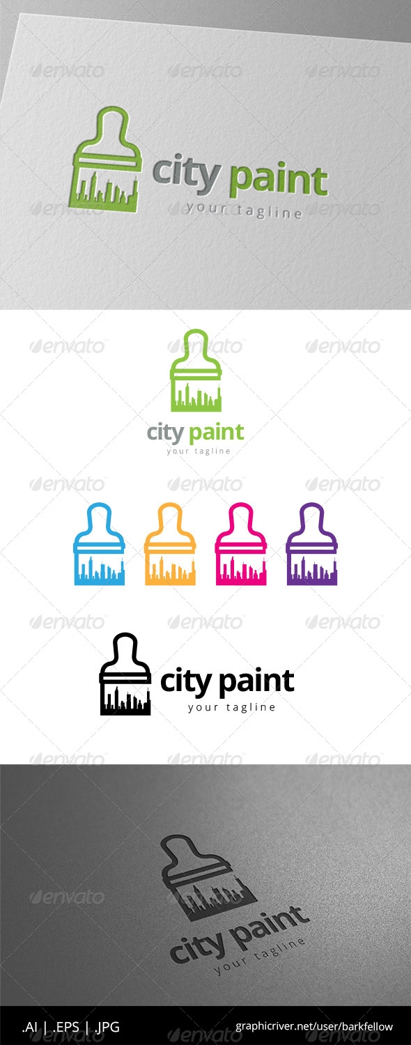City Building Paint Logo