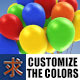 Balloons With Customizable Colors - VideoHive Item for Sale