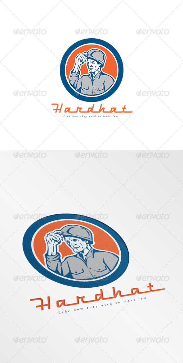 Hardhat Construction Logo