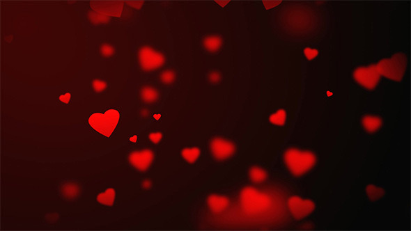 Floating Hearts 3D HD