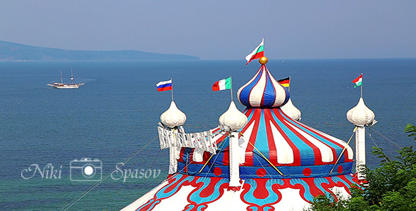 Dome of the Circus Near the Sea