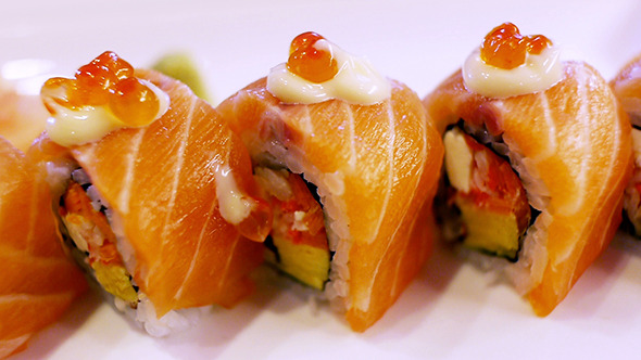 Japanese Food Salmon Sushi